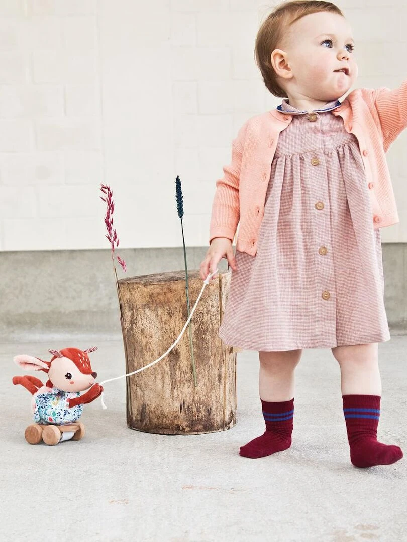 Jouet à tirer STELLA Lilliputiens   Orange