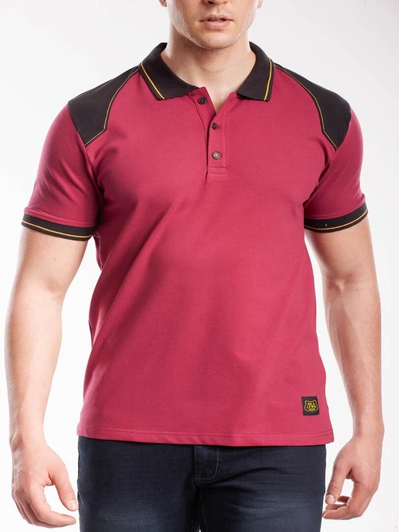 Polo stretch renforcé WORKPOL 'Rica Lewis' Rouge