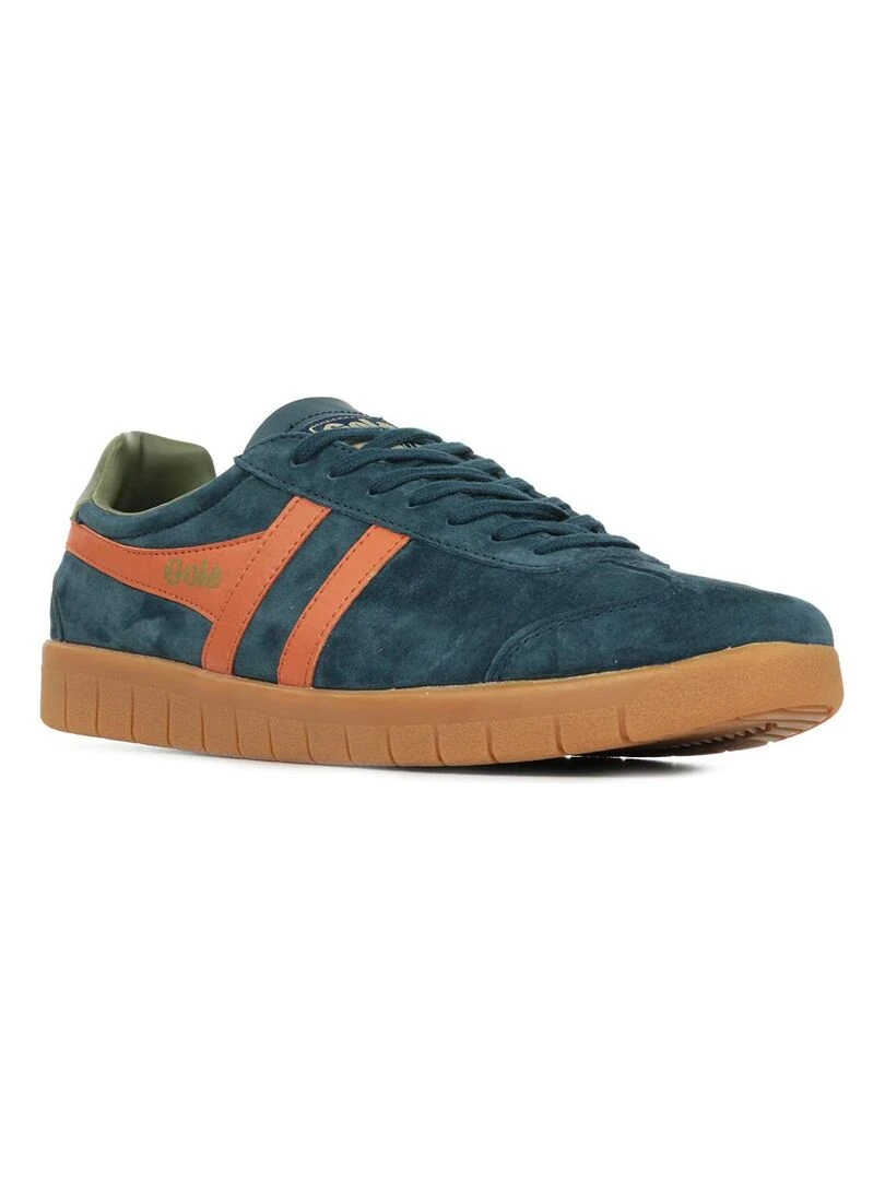 Baskets Gola Hurricane Suede Bleu marine
