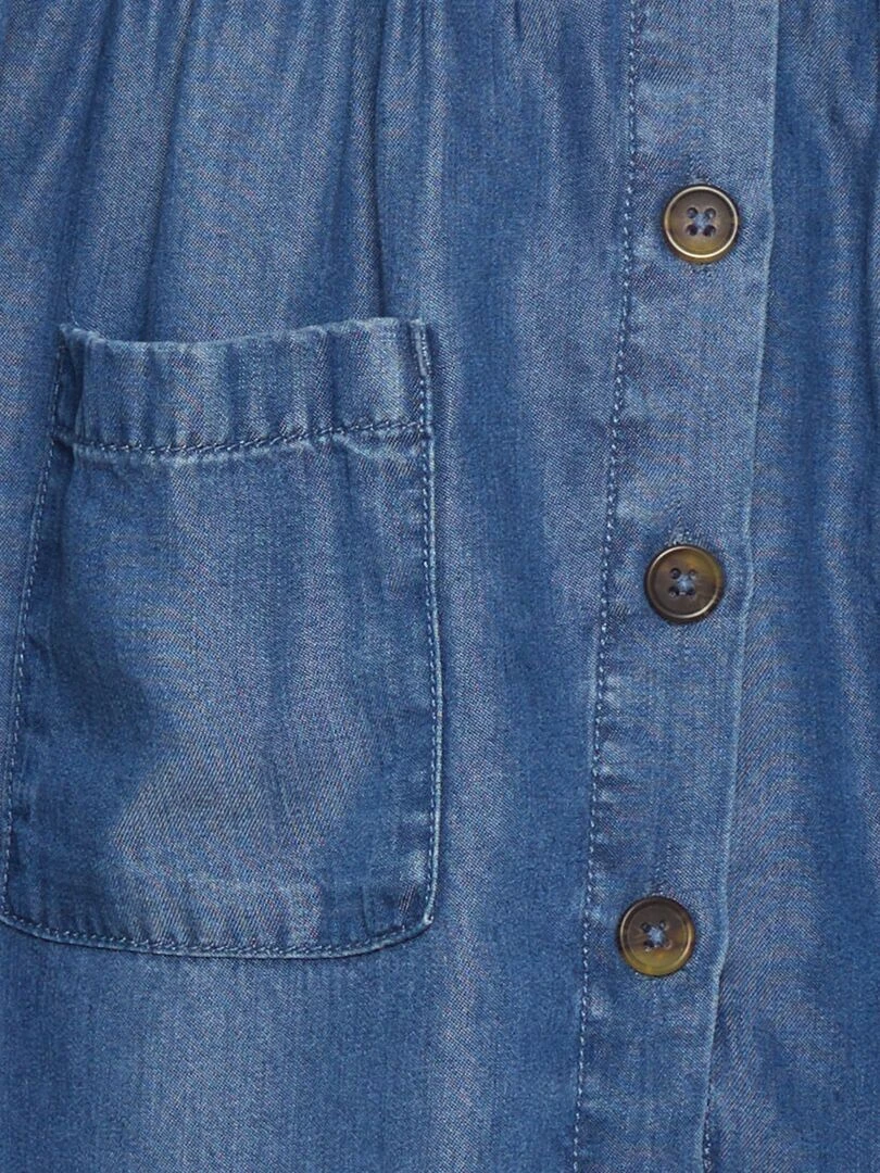 Robe sans manches   Bleu