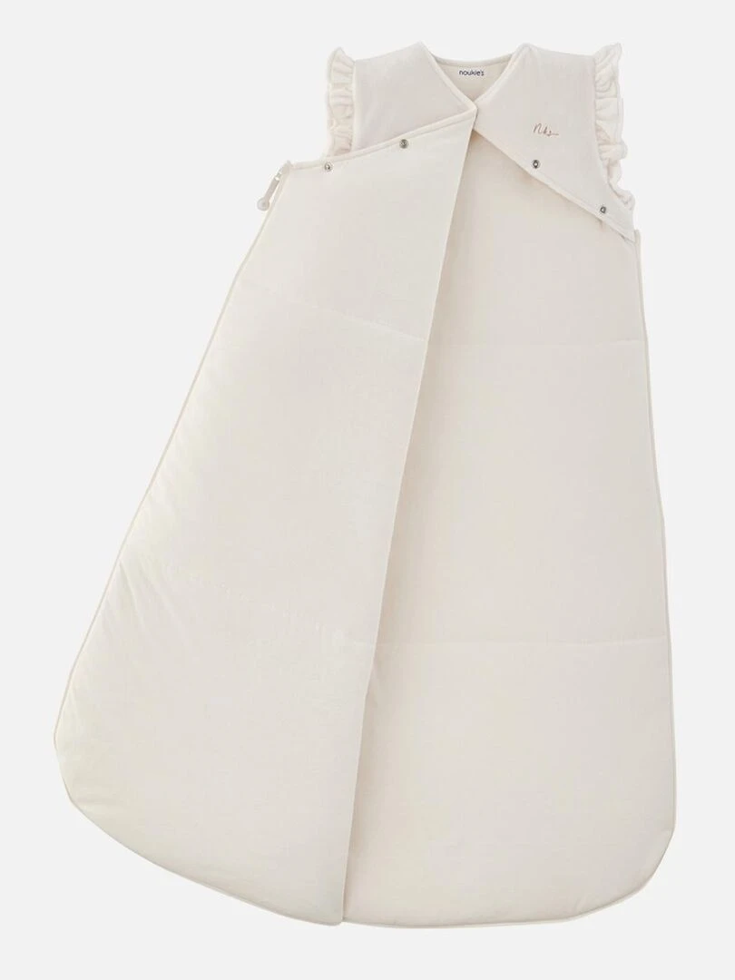 Gigoteuse 90 110 cm Stegi en veloudoux    Noukie's   Blanc
