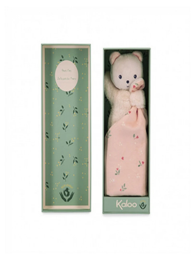 Doudou Plat Ours Feuilles D'amour N/A