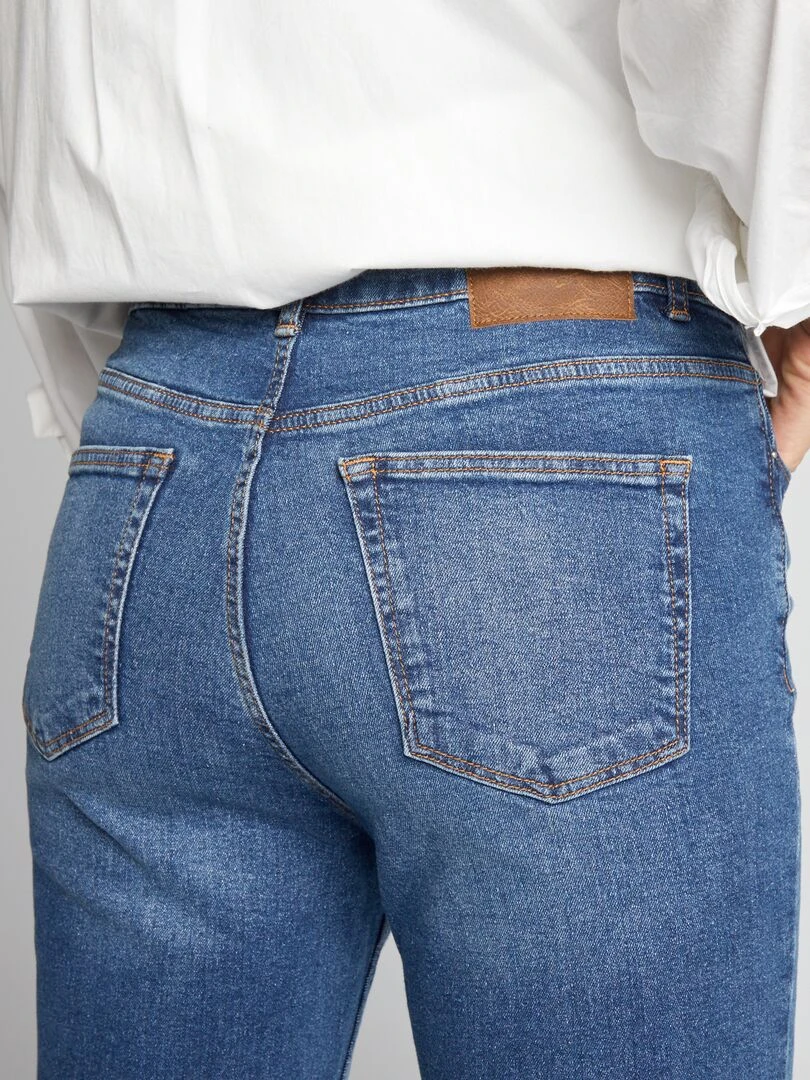 Pantalon slim en denim   L30   Stone