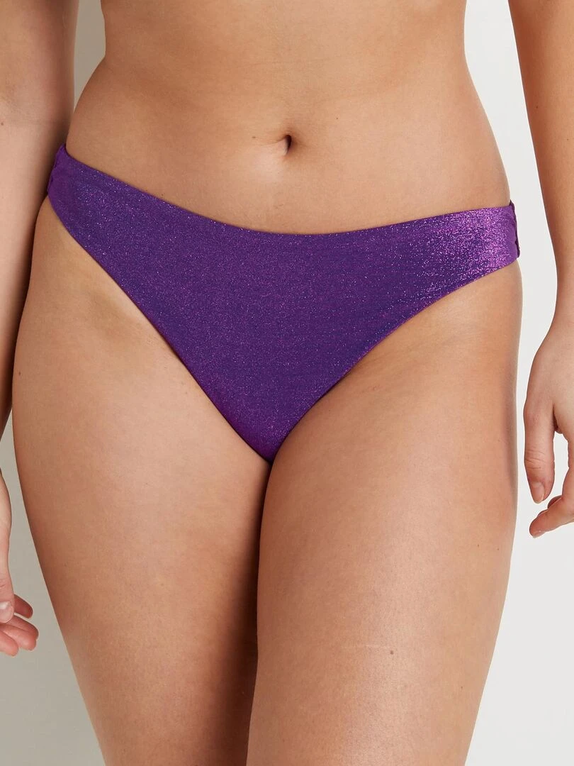 Maillot de bain culotte midi Moorea RougeGorge Lingerie Violet