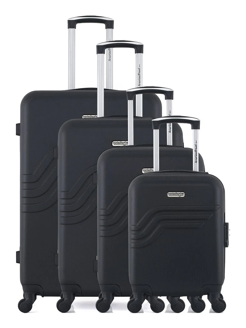 AMERICAN TRAVEL SET DE 4 QUEENS M Noir