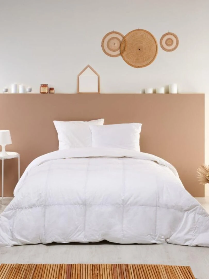 Bleu Câlin Couette Duvet été légère et gonflante 90% Duvet de Canard Blanc