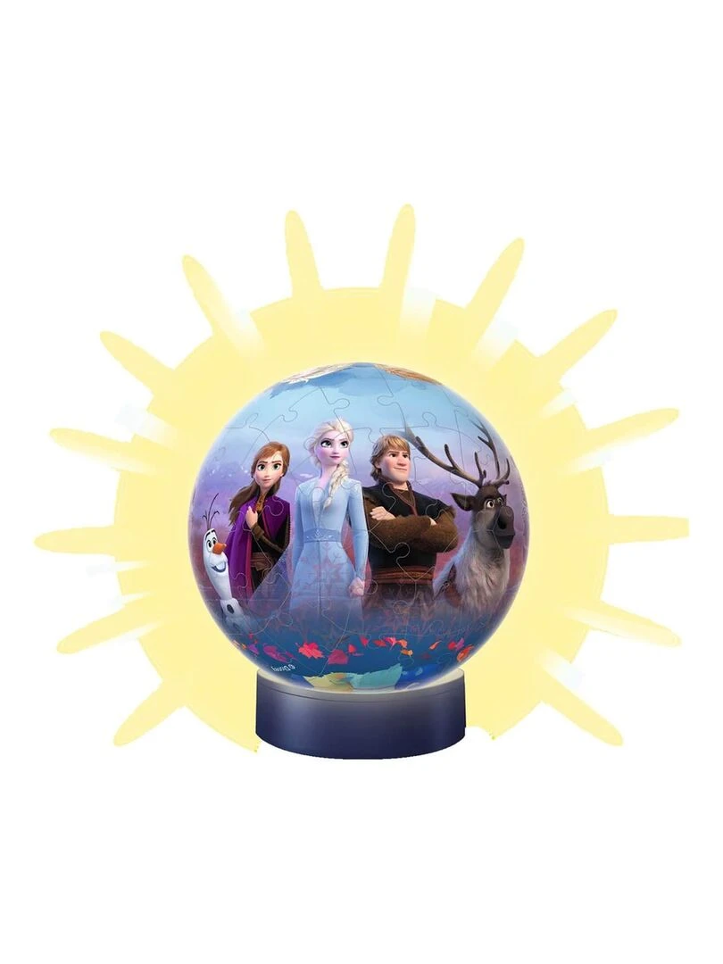 Puzzle Ball 3D 72 pièces illuminé : La Reine des Neiges 2 (Frozen 2) N/A