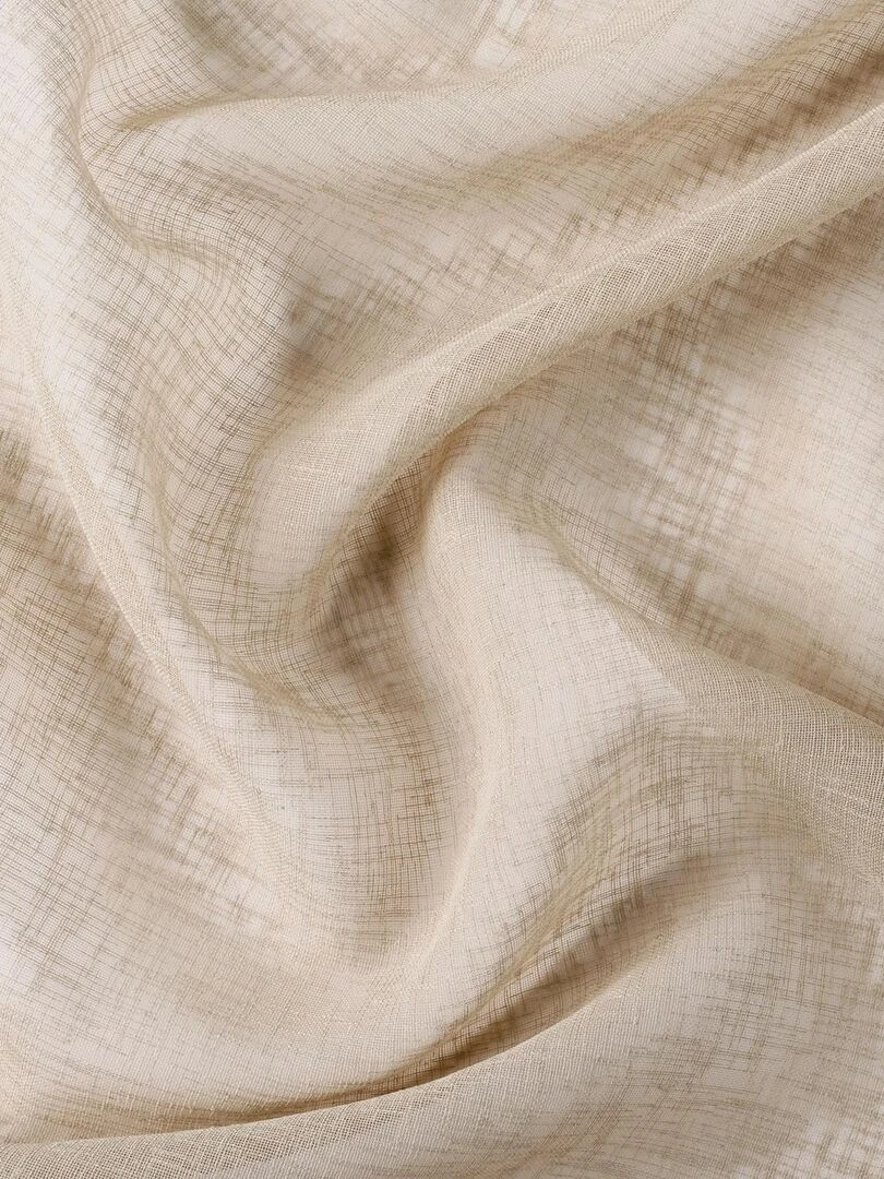Voilage Effet rustique Taupe