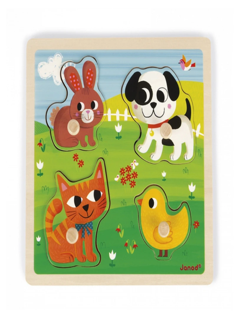 Puzzle Tactile Mes Premiers Animaux N/A