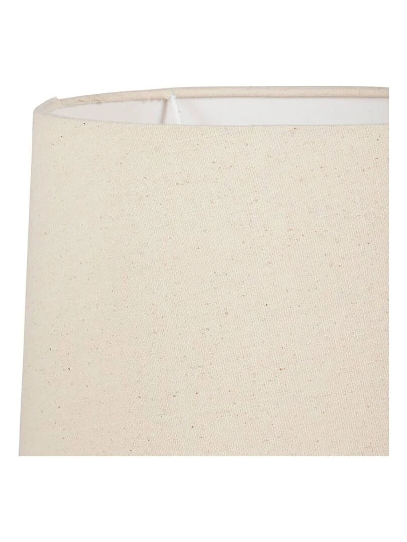 Lampe céramique lin Héra beige écru   Beige