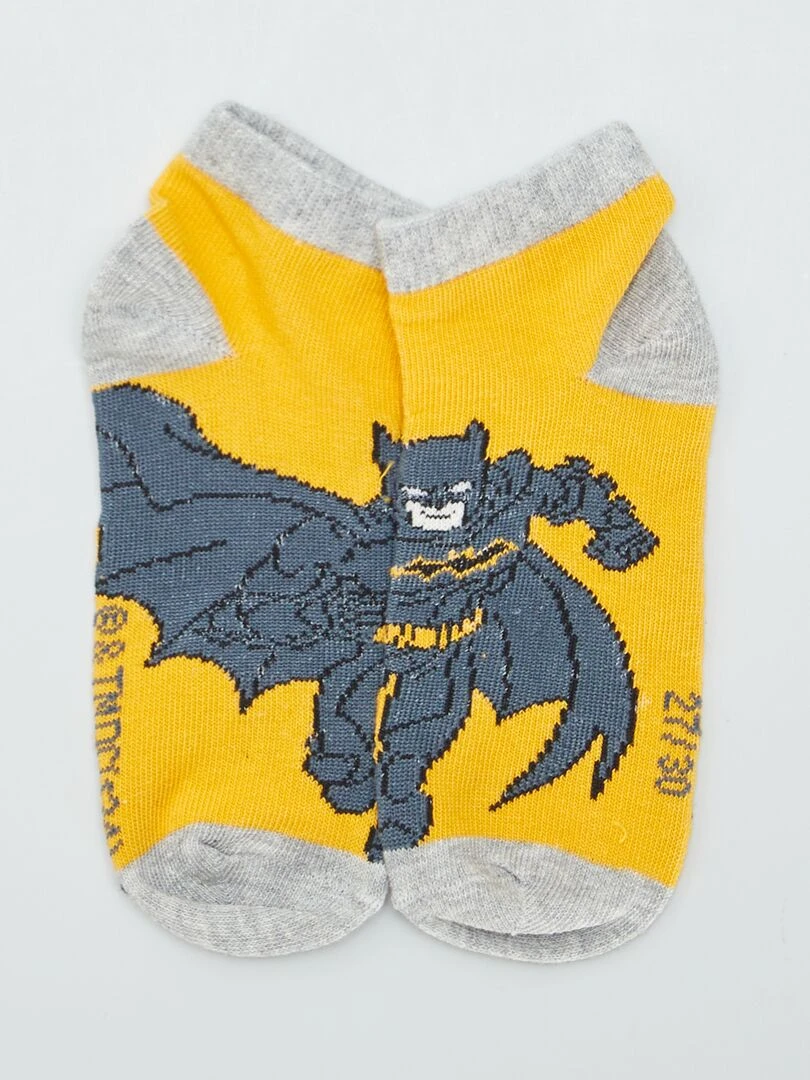 Lot de chaussettes 'Batman' 3 paires Gris