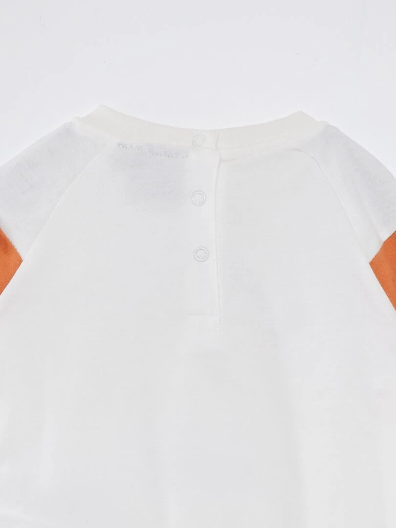 Sweat 'Snoopy' col rond Blanc