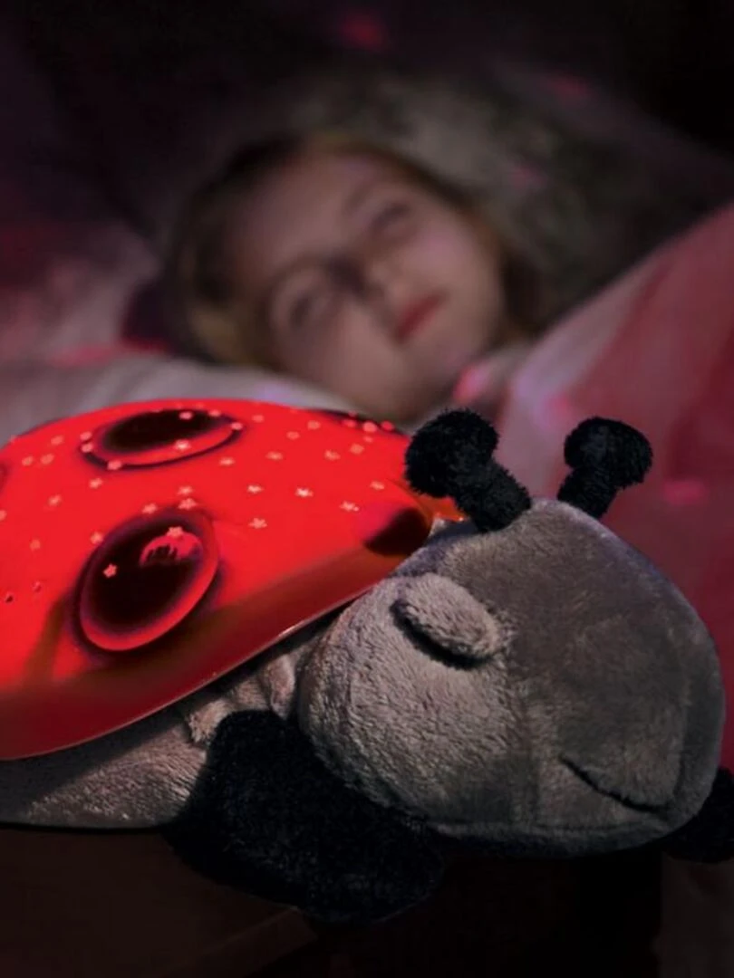 Veilleuse peluche coccinelle Rouge