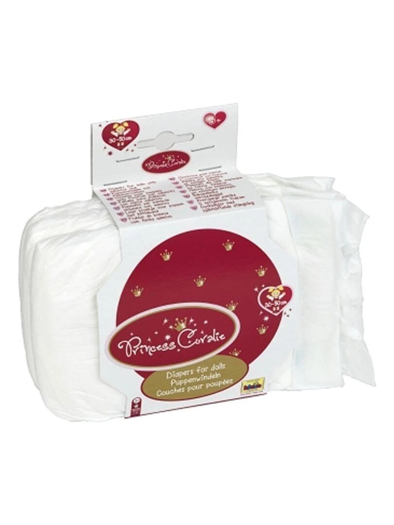 Couches pour poupons Princess Coralie Jeu d'imitation N/A