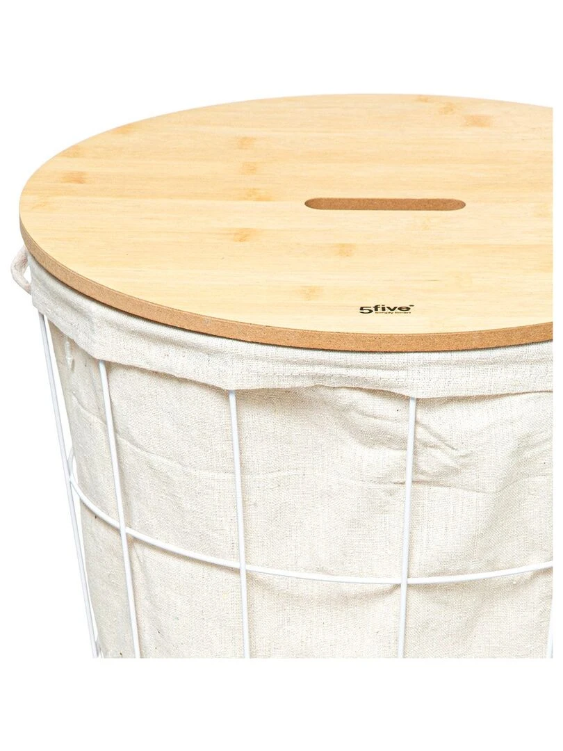 Panier à linge Modern blanc Blanc