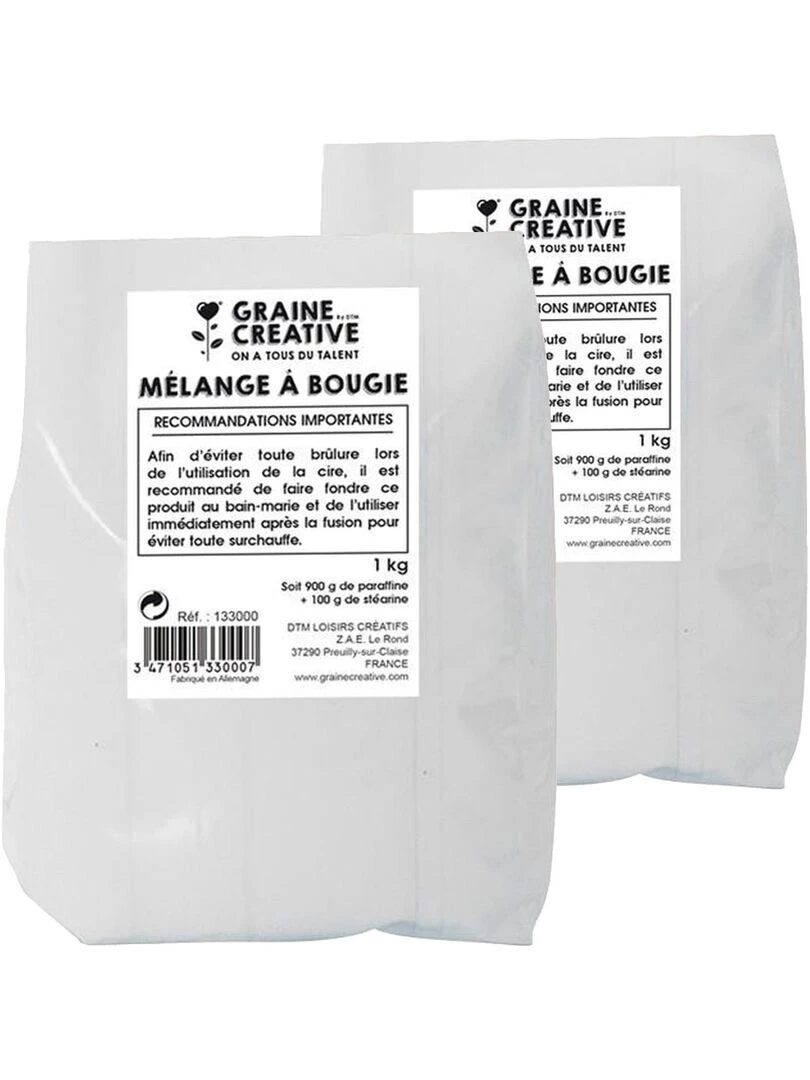 Cire pour fabrication de bougie 2 kg N/A