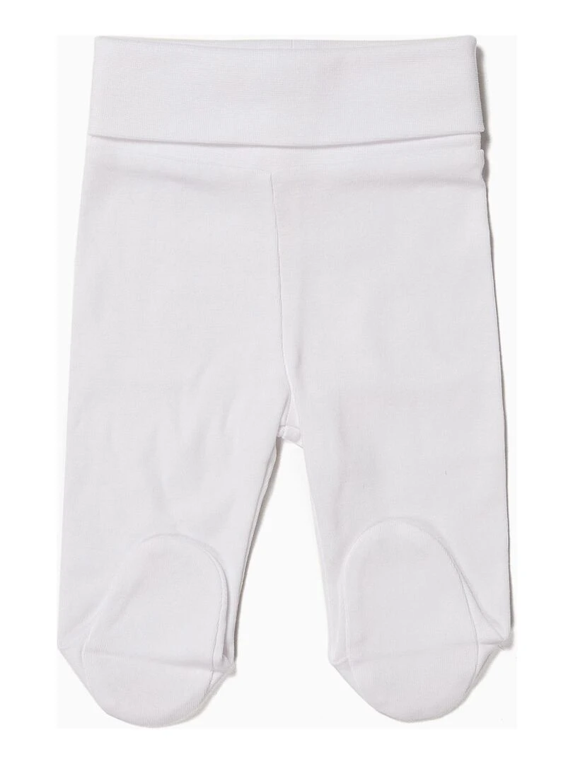 Ensemble manches longues essentials line 'Zippy'   Blanc