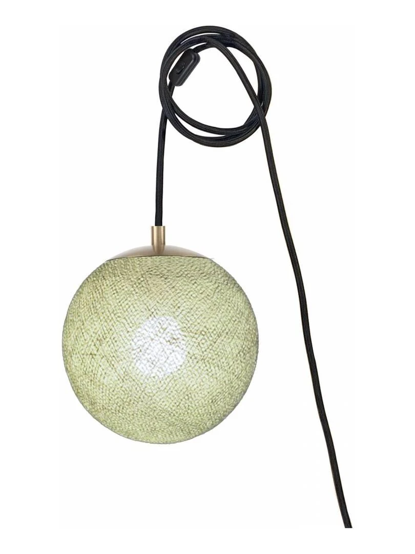 Suspension Nomade Apapa Laiton   Vert tilleul