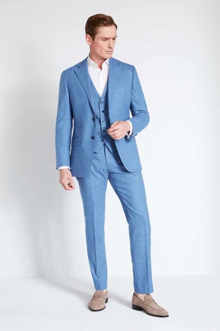Slim Fit Ink Houndstooth Dress Jacket   Buy Online at Moss