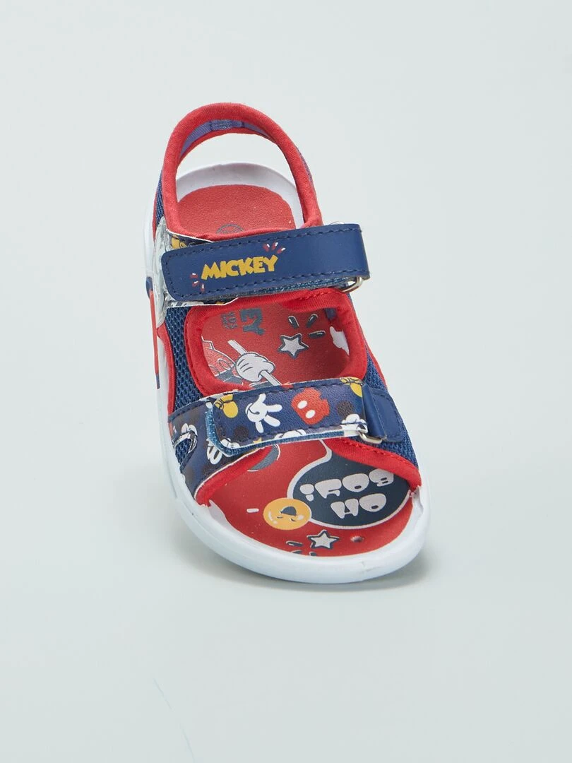 Sandales plates   bleu