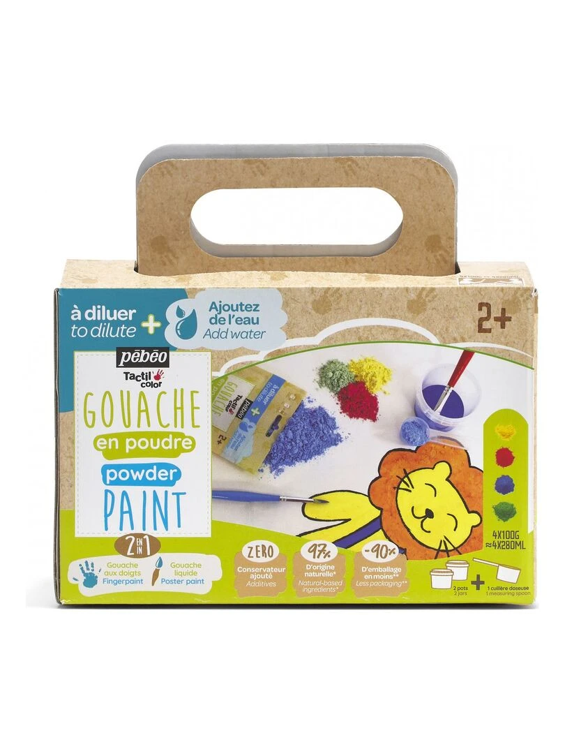 Set de 10 sachets de gouache en poudre 10 x 180 g N/A