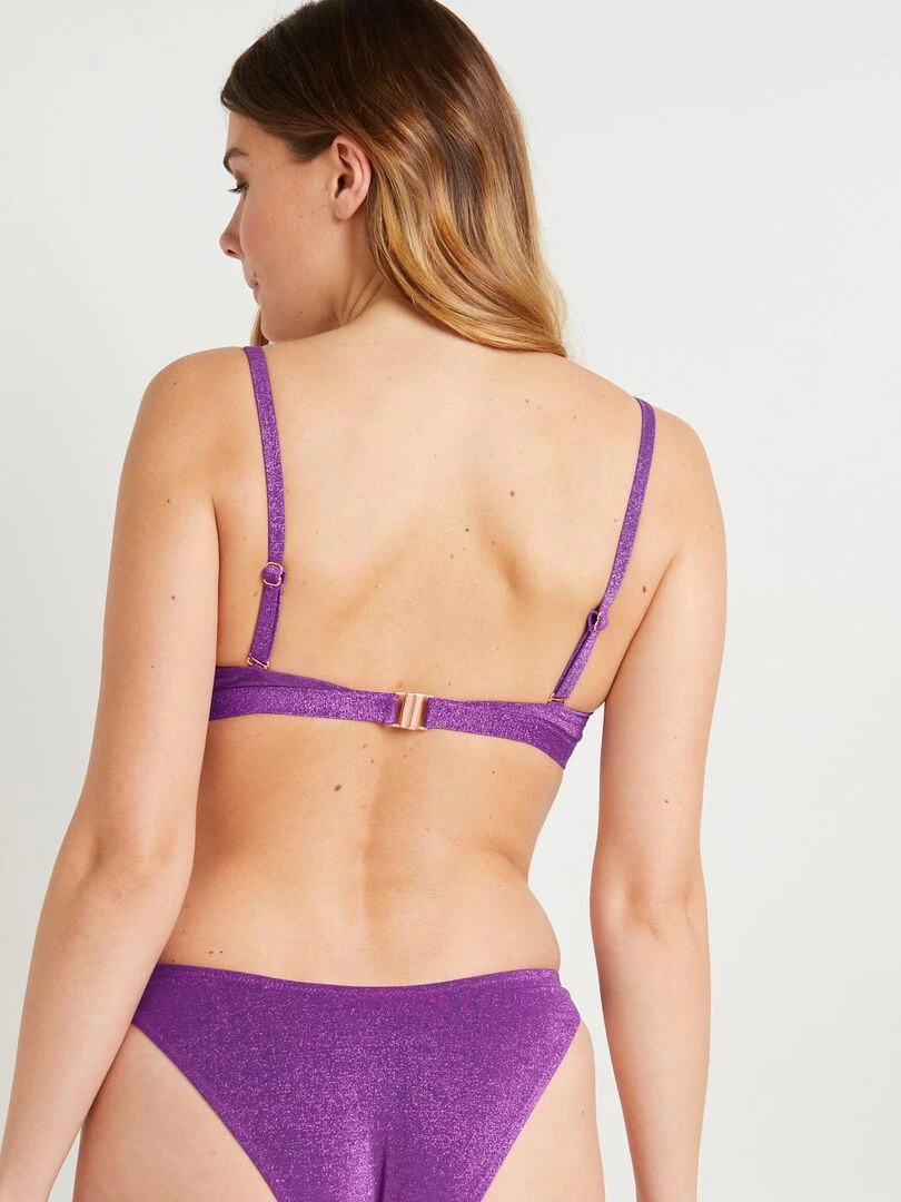 Maillot de bain brassiere Moorea RougeGorge Lingerie Violet