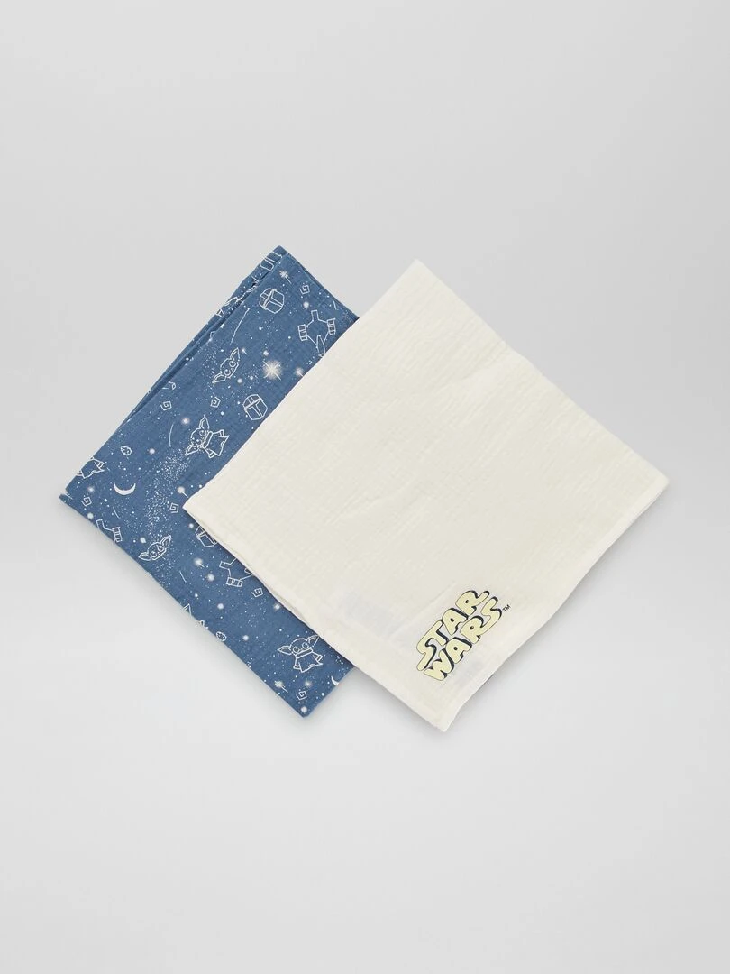 Lot de 2 langes 'Star Wars' Bleu