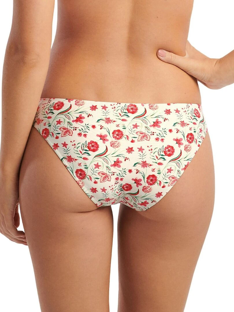 Bas maillot slip de bain Java Ecru
