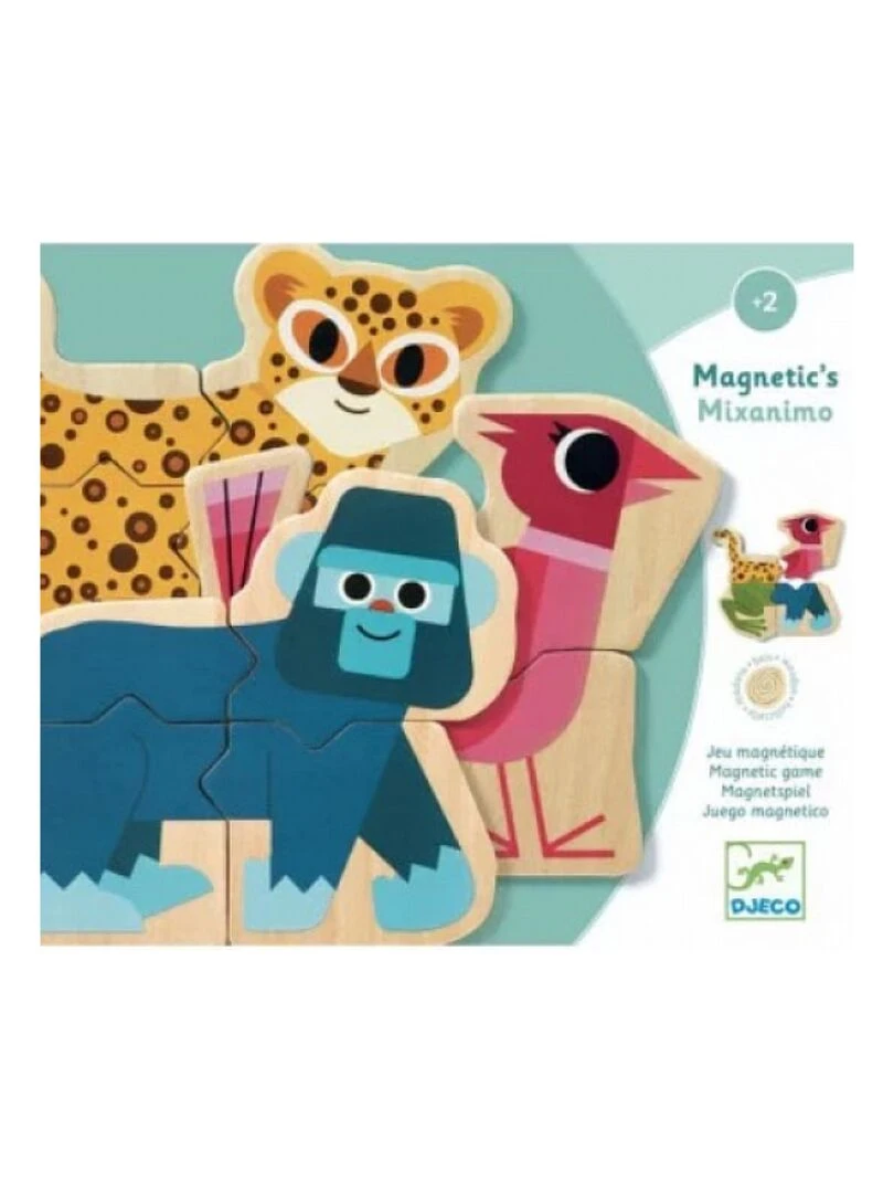 Jeu Magnetique Bois Mixanimo N/A