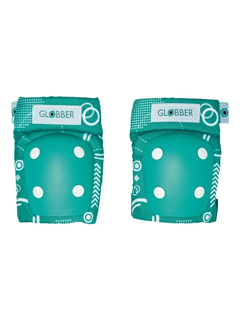 Set 2 Protections genoux coudes Xxs Vert émeraude   N/A