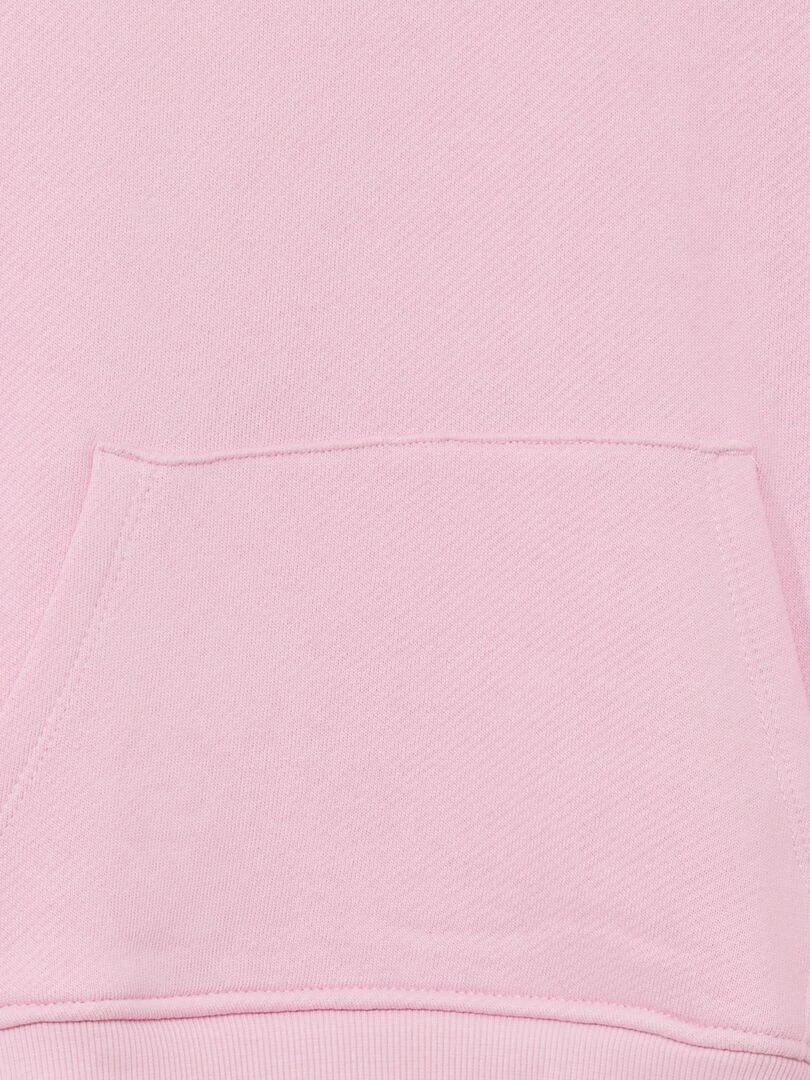 Sweat large poche kangourou Rose