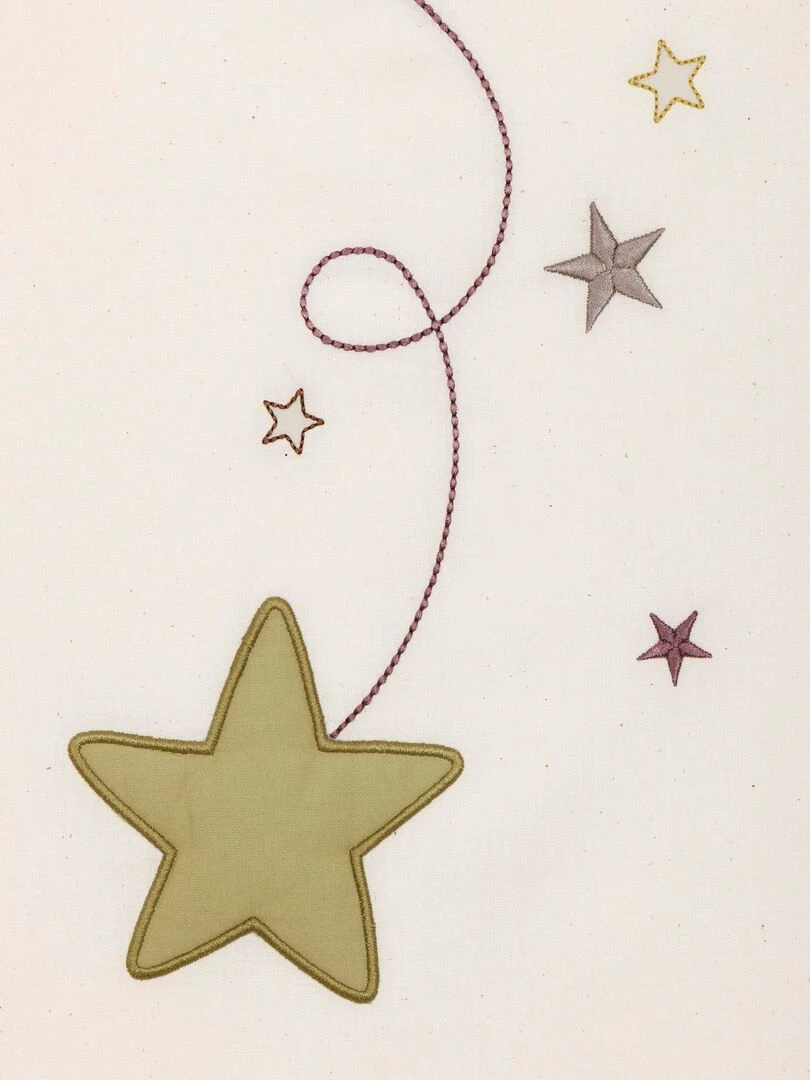 Gigoteuse été   Coton bio   Doublure éponge   'P'tit Basile'   Ecru