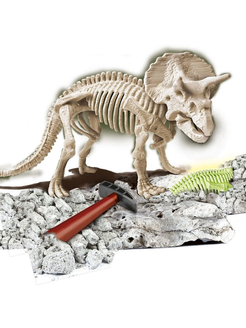 Science et jeu : Archéo ludic : Tricératops phosphorescent N/A