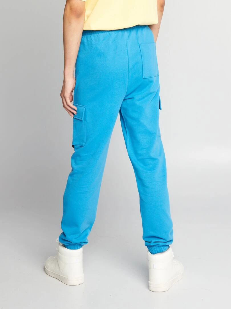 Pantalon de jogging style cargo   Bleu