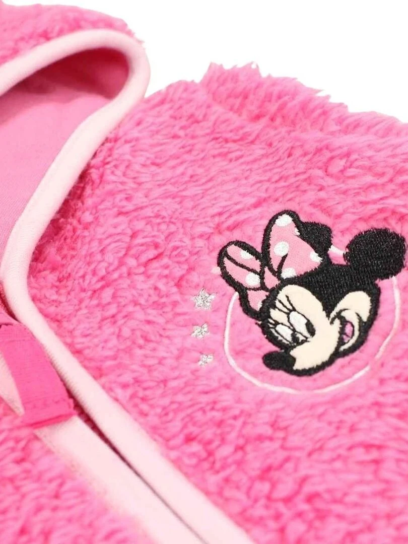 Disney   Ensemble ​​Veste pantalon bébé fille Imprimé Minnie   Rose fushia