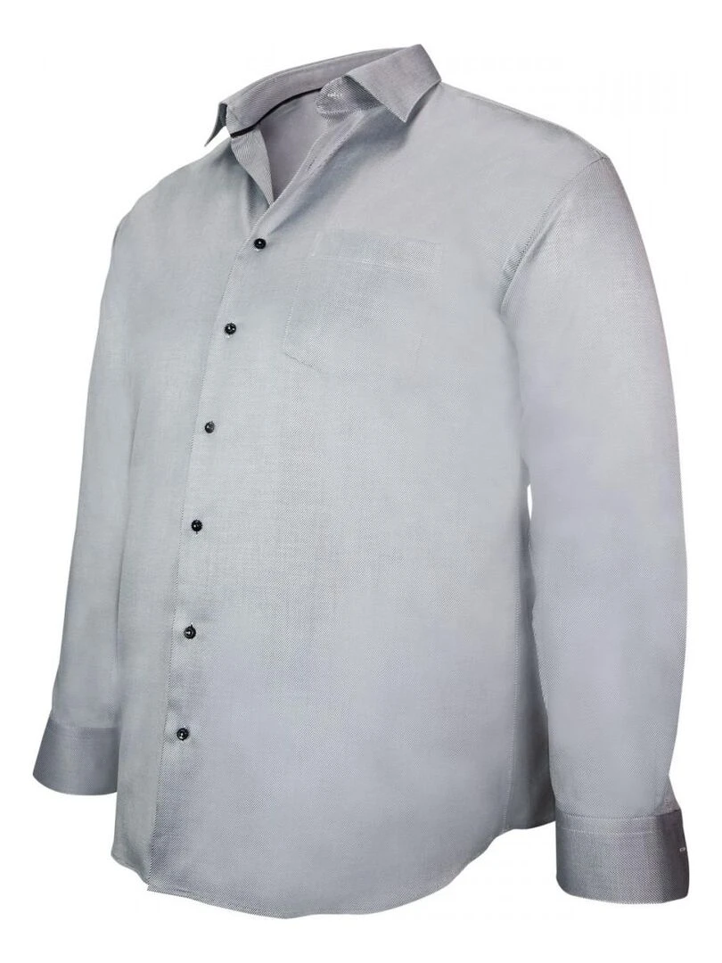 Chemise double fil DIAGONAL   Gris