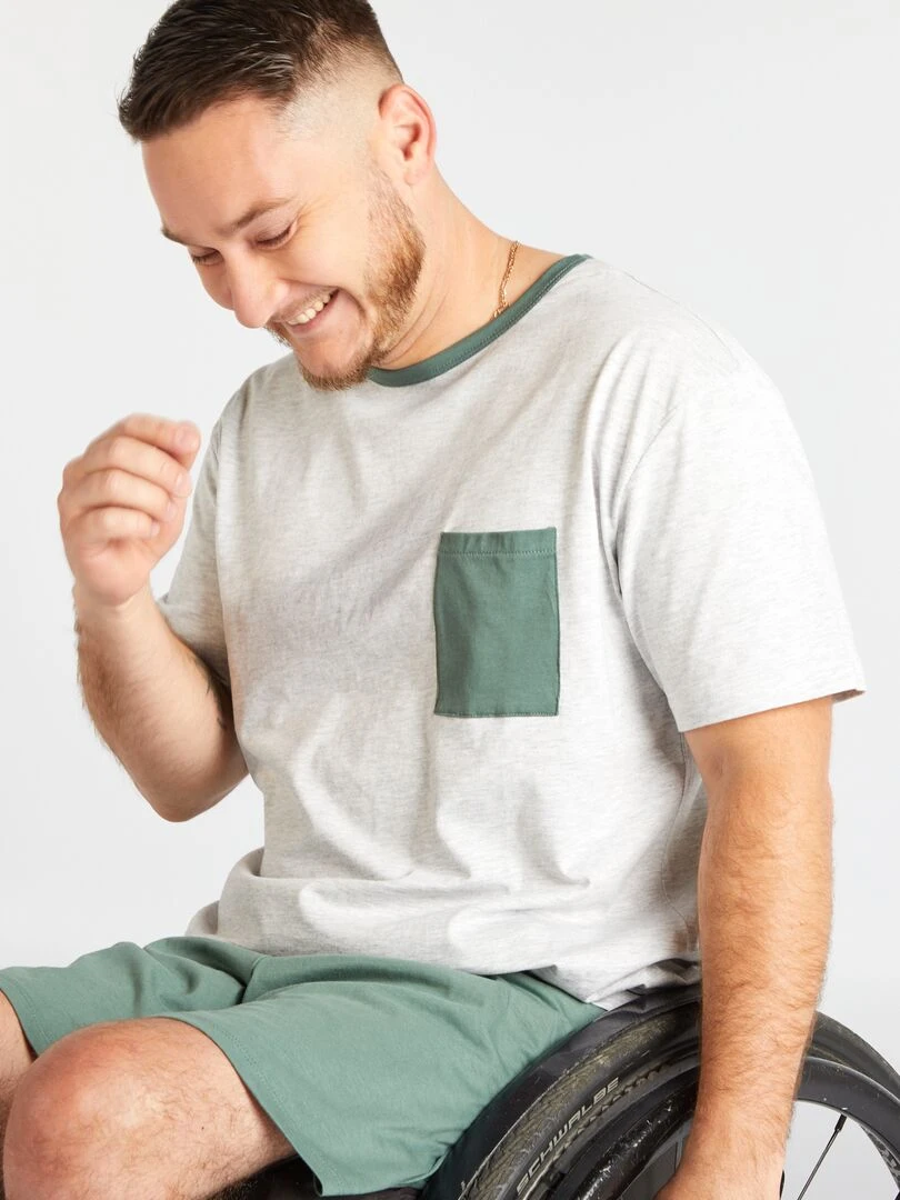 Ensemble de pyjama   2 pièces   So Easy   Vert/gris