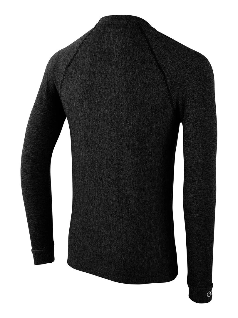 T shirt col rond Comfort Thermolactyl 3 homme   DamartSport   Noir