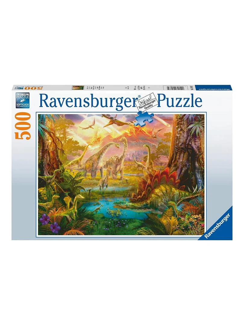 Puzzle 500 pièces La terre des dinosaures N/A