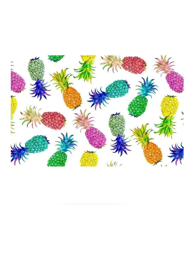 Set de table 30 x 44 cm Ananas blanc Blanc
