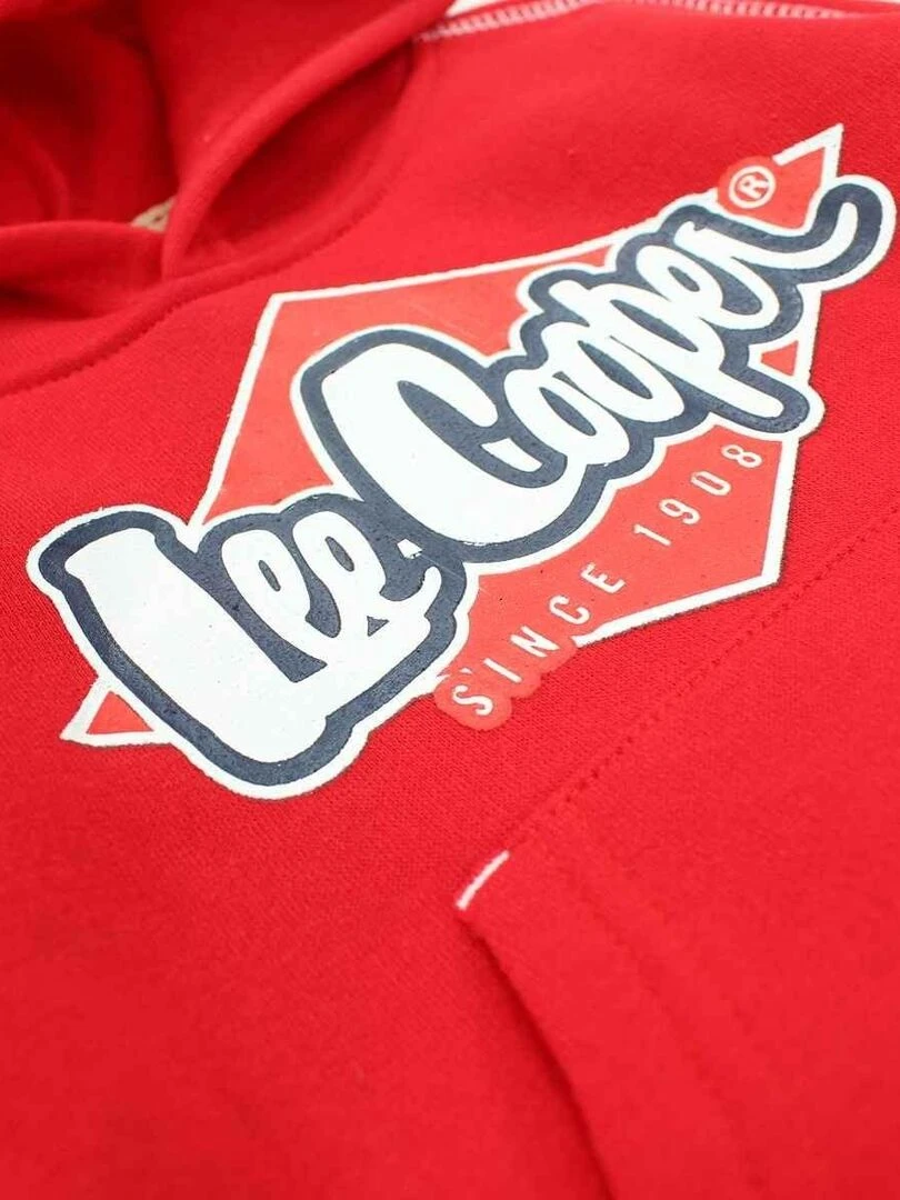 Lee Cooper   ​​Ensemble ​​Veste sweat pantalon bébé garçon Imprimé Lee Cooper   Rouge
