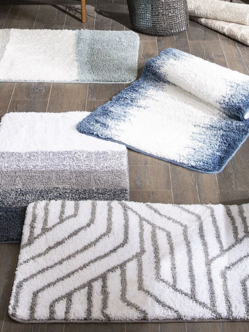 Guy Levasseur   Tapis de bain en polyester fantaisie marron   Marron