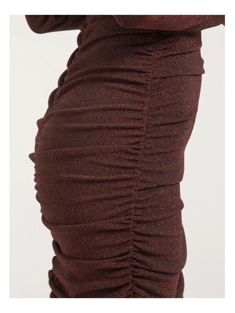 Robe courte paillettes IVOLIE   Rouge