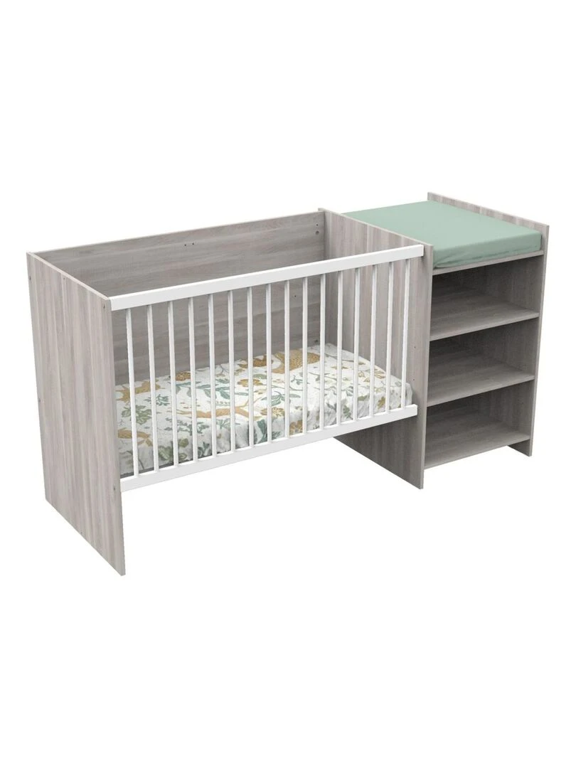 Lit combiné UP BABYPRICE Gris