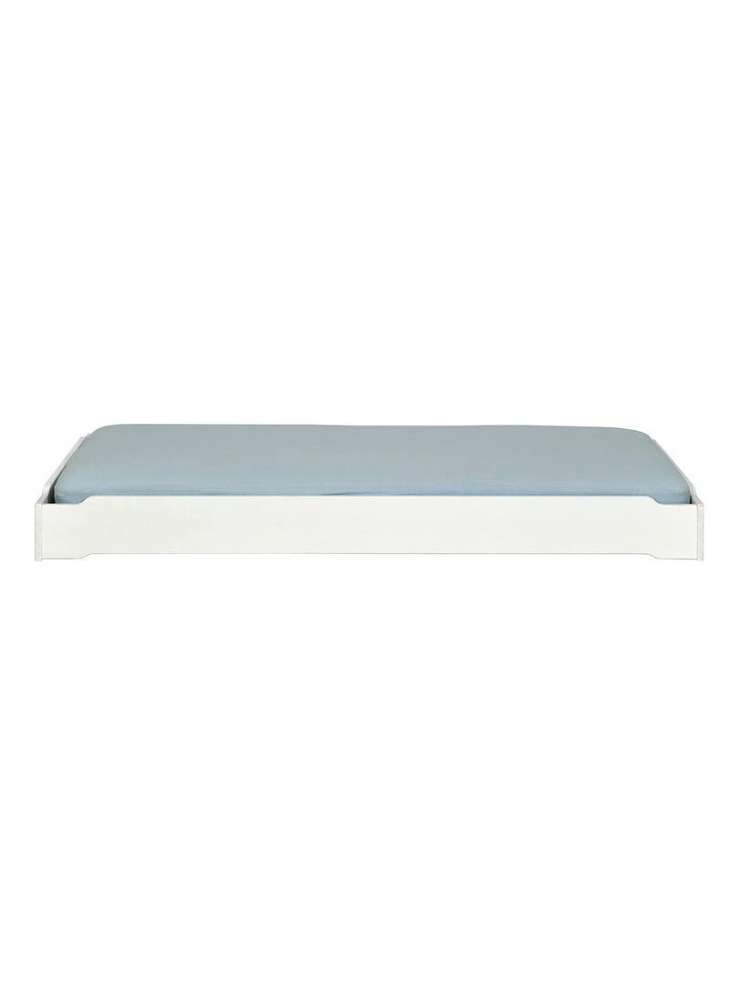 Lit empilable avec matelas Jelly   AKITEN RETAIL   Blanc Blanc