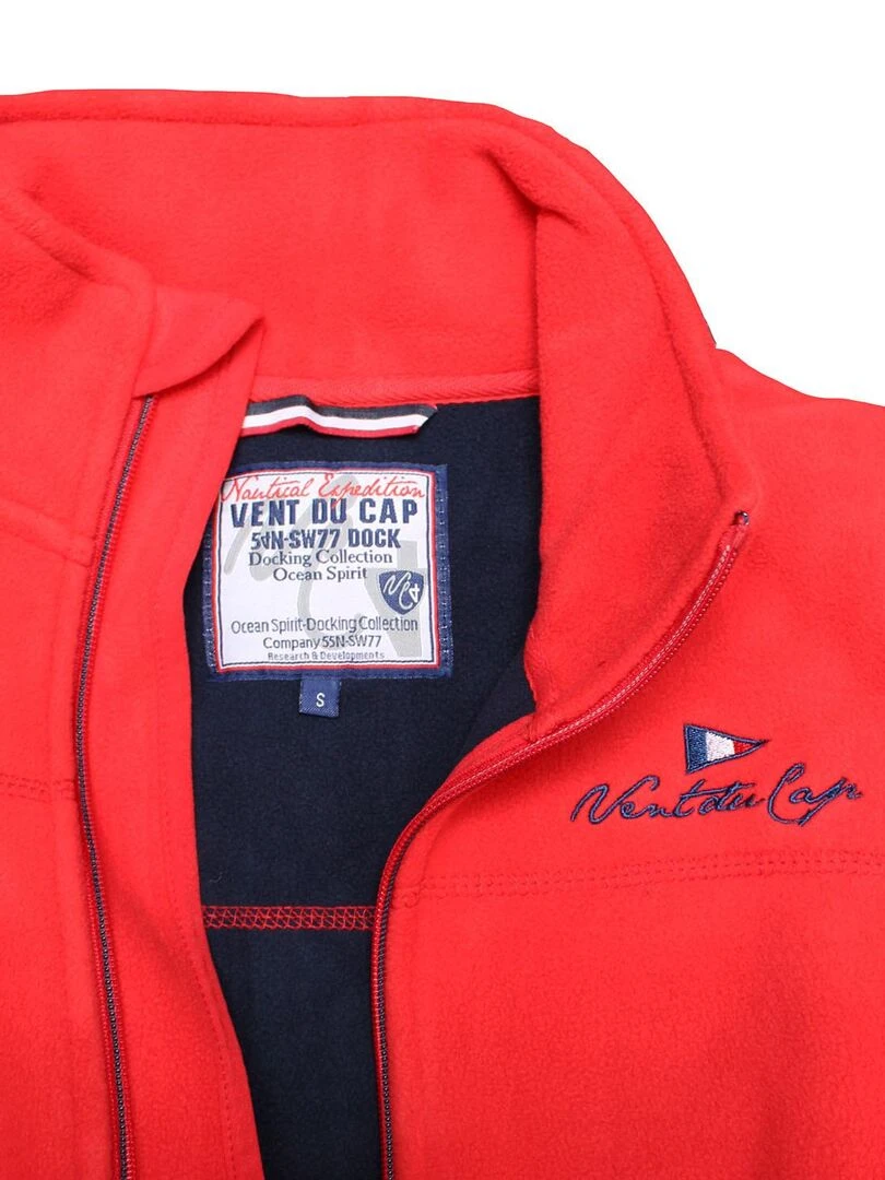 Blouson polaire femme ACIMER   Rouge