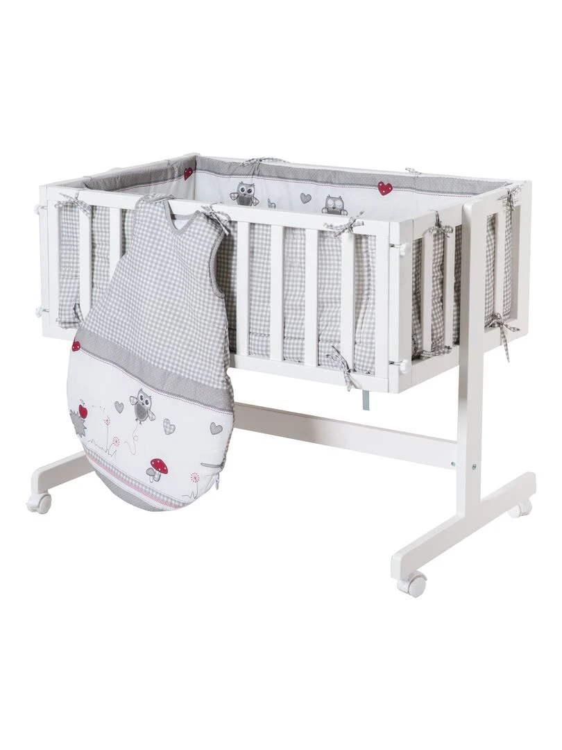 ROBA Lit cododo "Room & Craddle" – blanc + équipement "Adam et Eule" Blanc