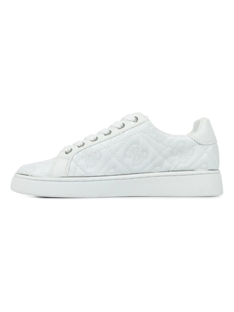 Baskets Guess Beckie   Blanc Argenté