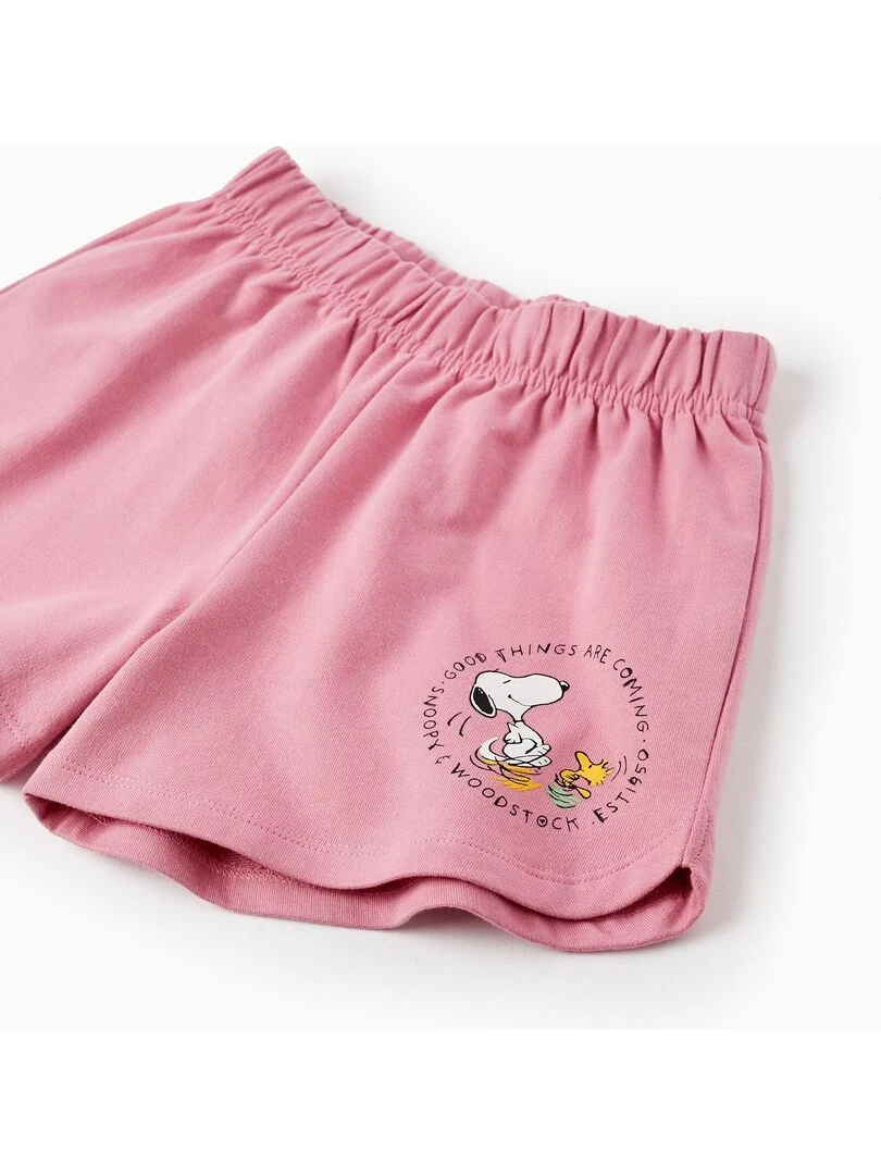 Shorts de sport en coton pour fille 'Snoopy'  SNOOPY   Rose clair