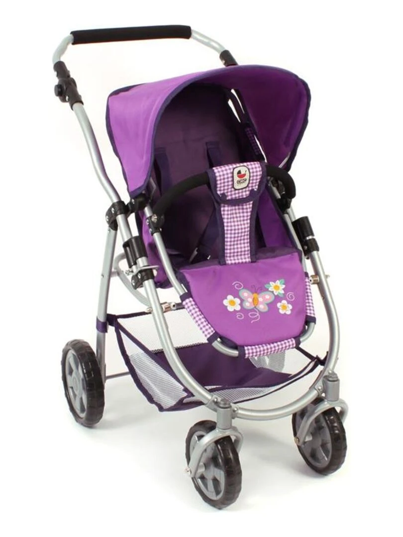 Poussette pour poupées  3 en 1 EMOTION   Purple Checker   N/A